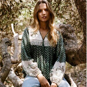 NWT Daughters of India Rooh blouse